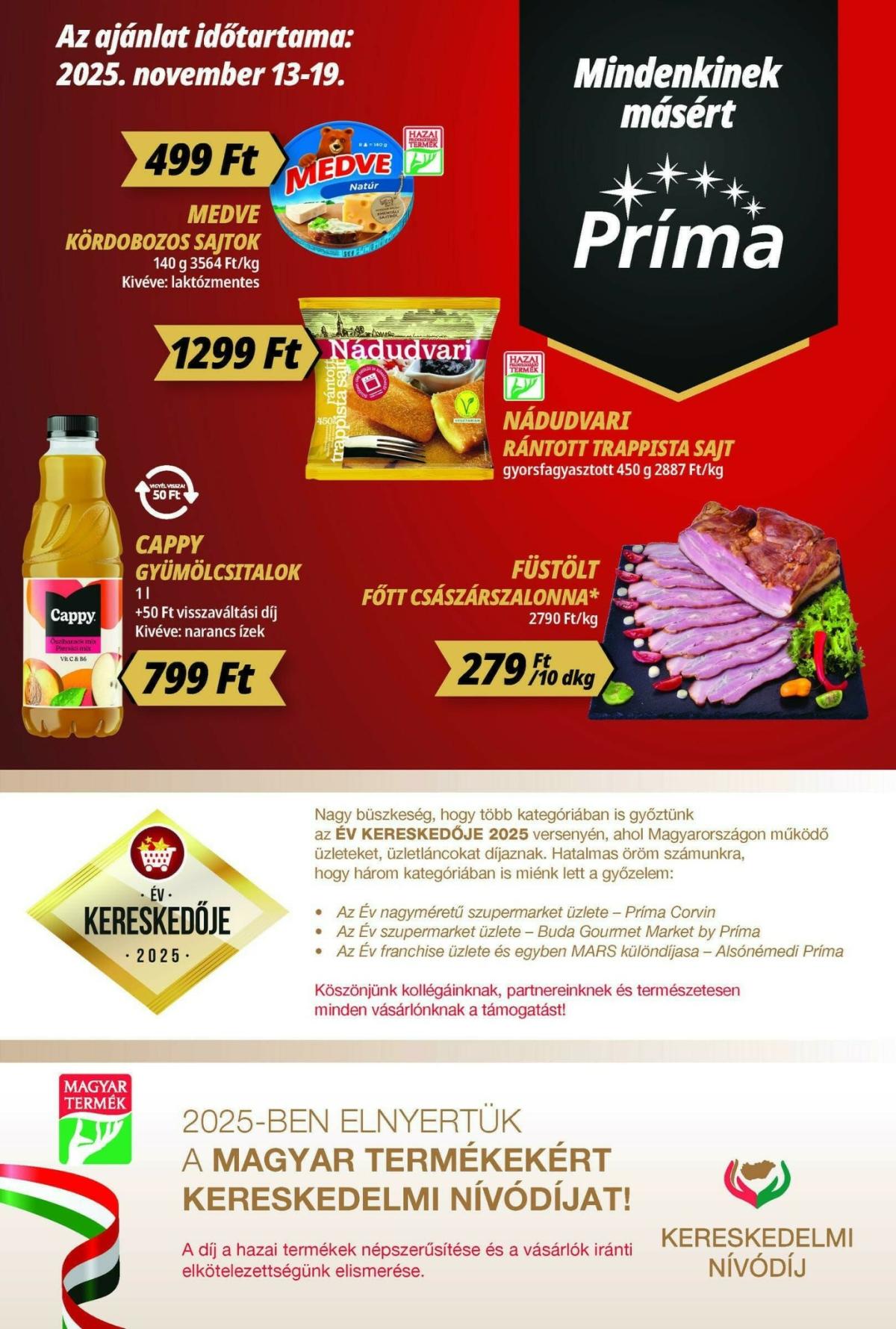 Príma akciós újság, érvényes 11.13. - 11.19.