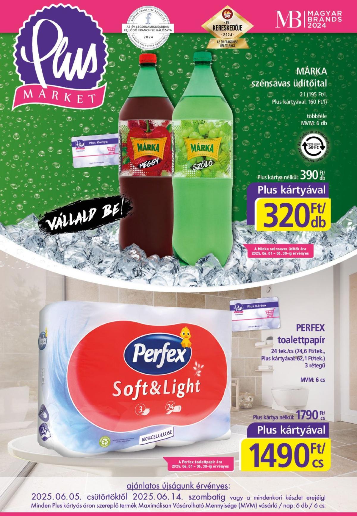 Plus Market akciós újság, érvényes 06.05. - 06.14.