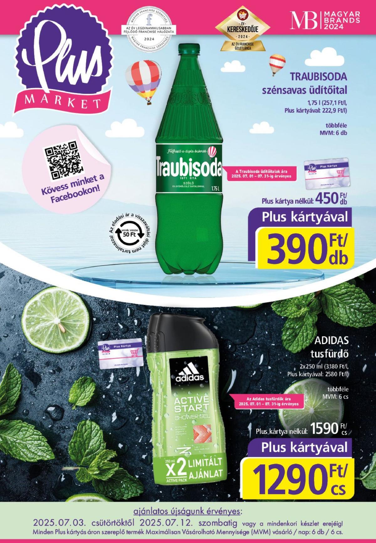 Plus Market akciós újság, érvényes 07.03. - 07.12.