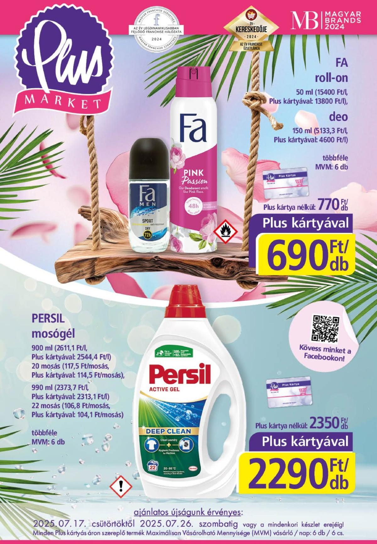 Plus Market akciós újság, érvényes 07.17. - 07.26.