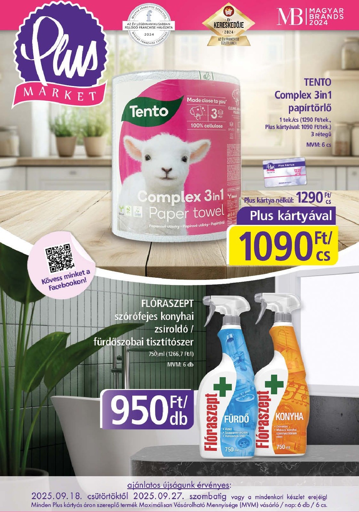 Plus Market akciós újság, érvényes 09.18. - 09.27.