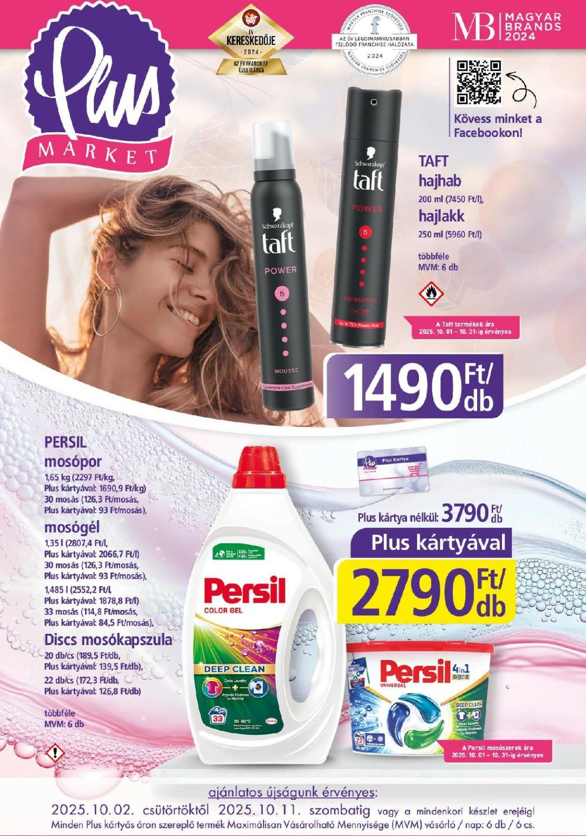 Plus Market akciós újság, érvényes 10.02. - 10.11.