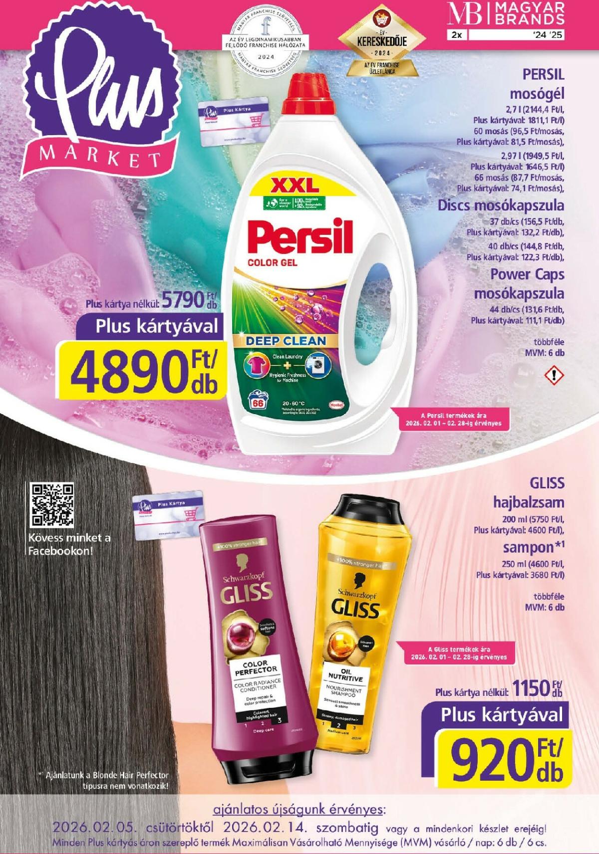 Plus Market akciós újság, érvényes 2026.02.05. - 2026.02.14.