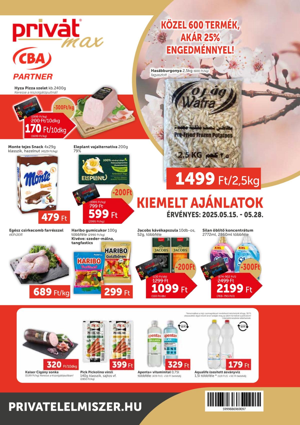 Privát Max akciós újság, érvényes 05.15. - 05.28.