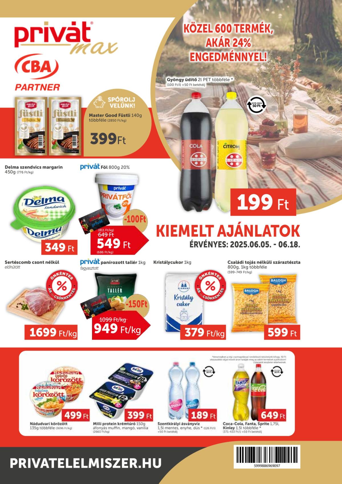 Privát Max akciós újság, érvényes 06.05. - 06.18.