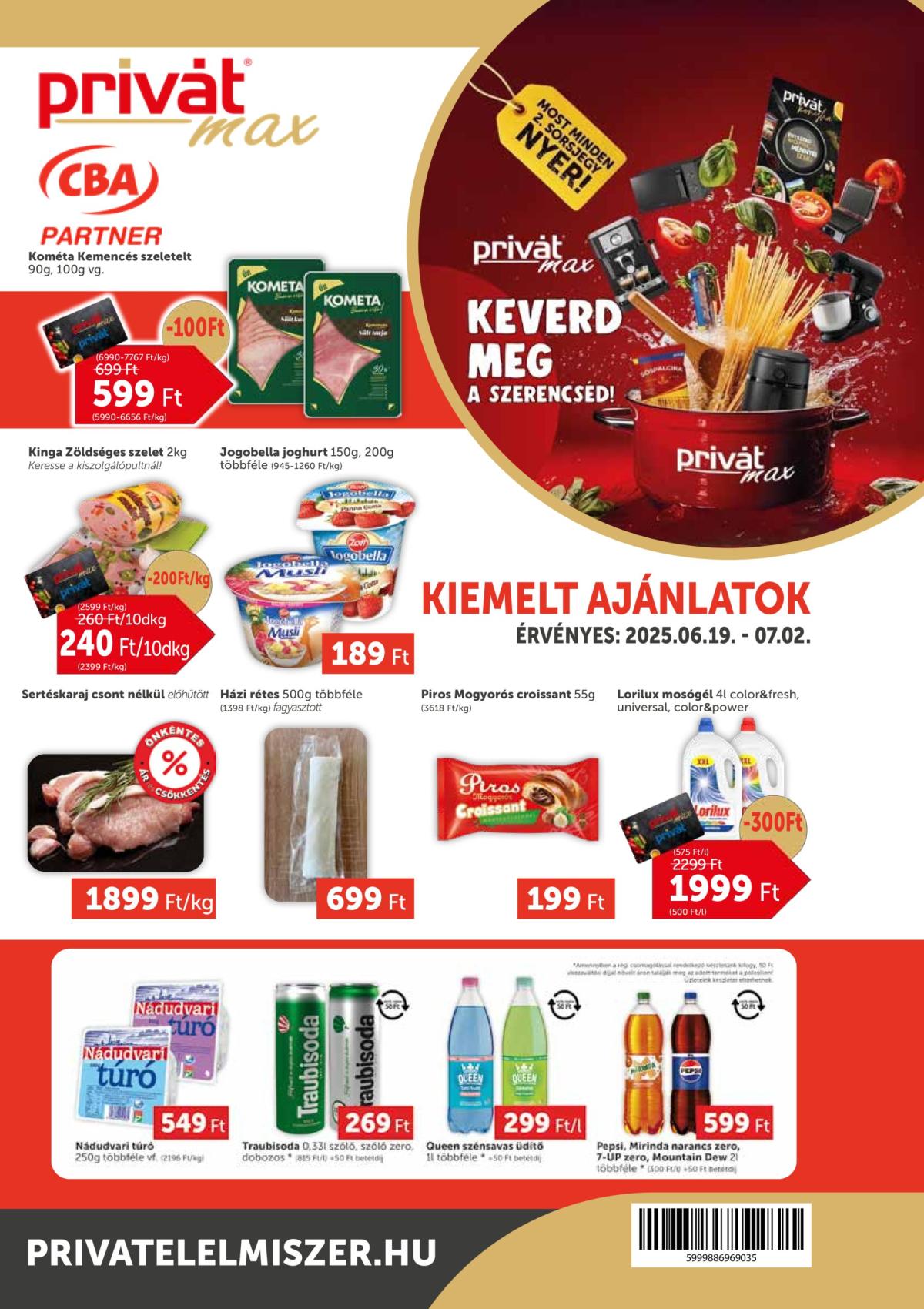 Privát Max akciós újság, érvényes 06.19. - 07.02.