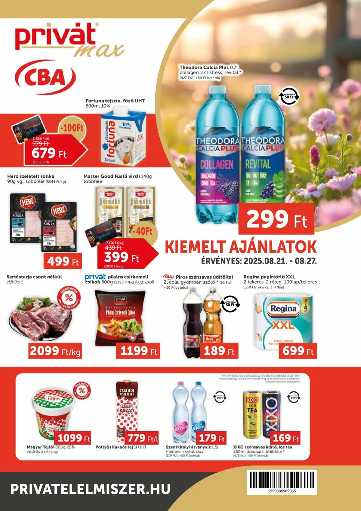 Privát Max akciós újság, érvényes 08.21. - 08.27.