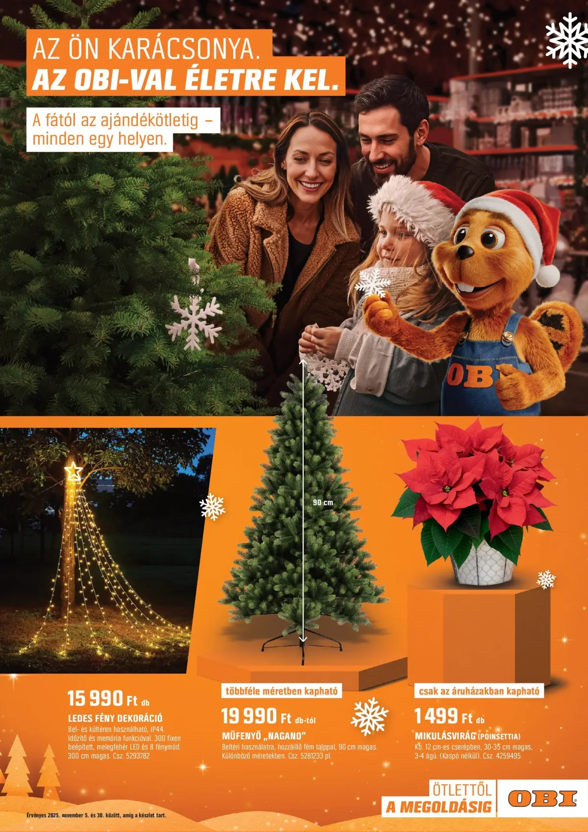 OBI akciós újság, érvényes 11.05. - 11.30.