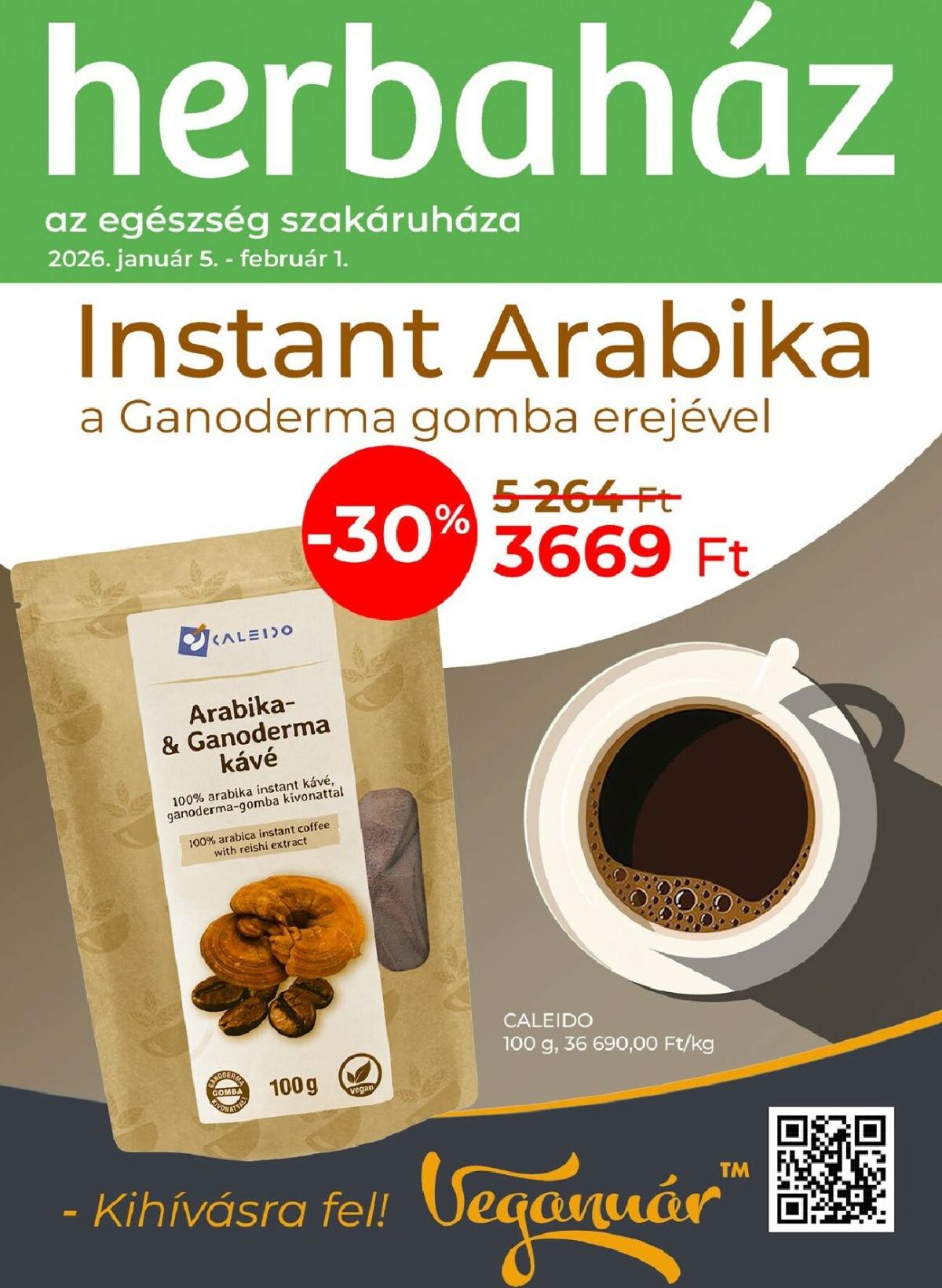 Herbaház akciós újság, érvényes 01.05. - 02.01.