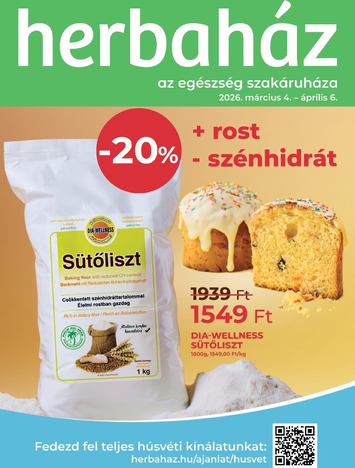 Herbaház akciós újság, érvényes 2026.03.04. - 2026.04.06.
