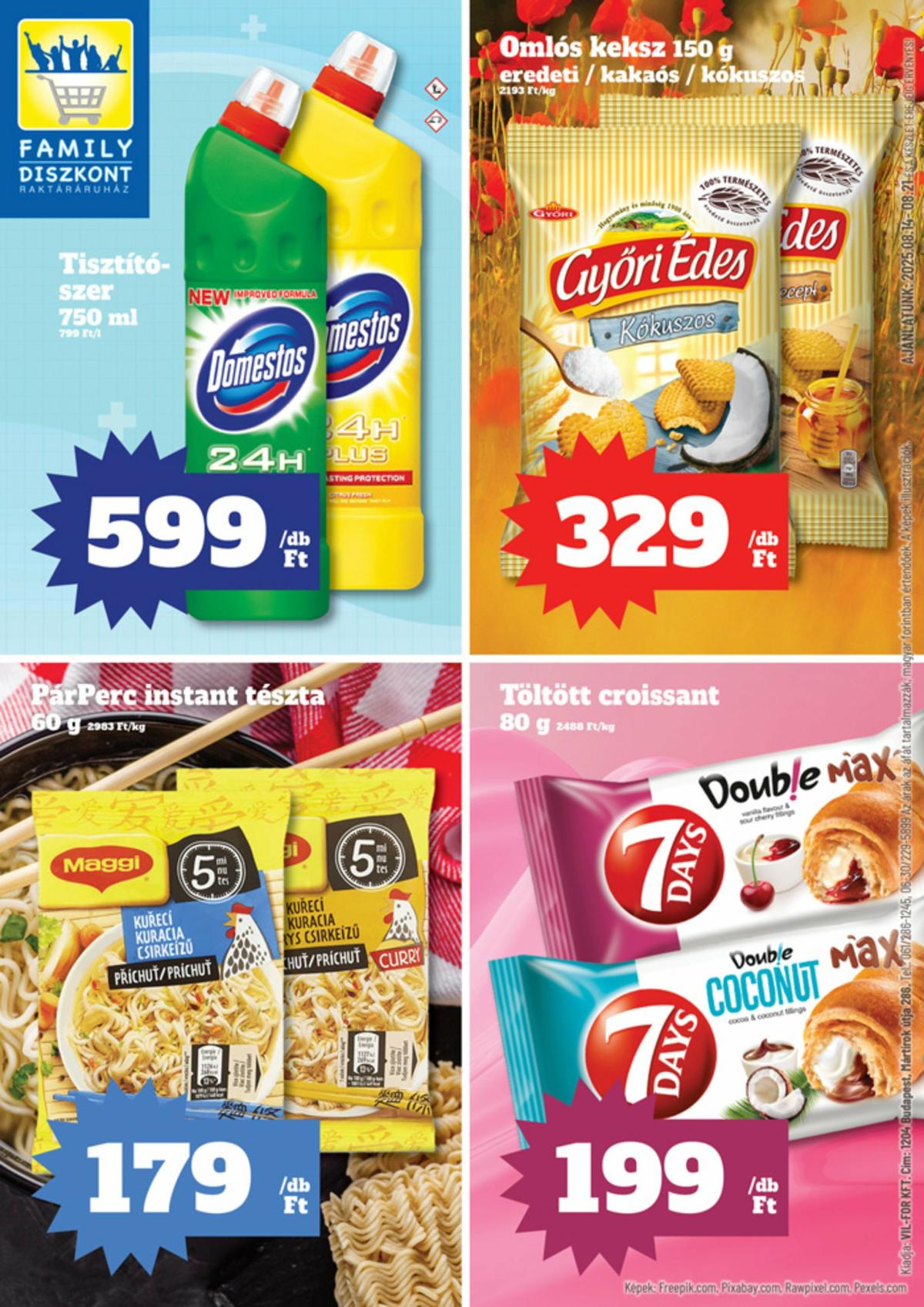 Family Diszkont akciós újság, érvényes 08.14. - 08.20.