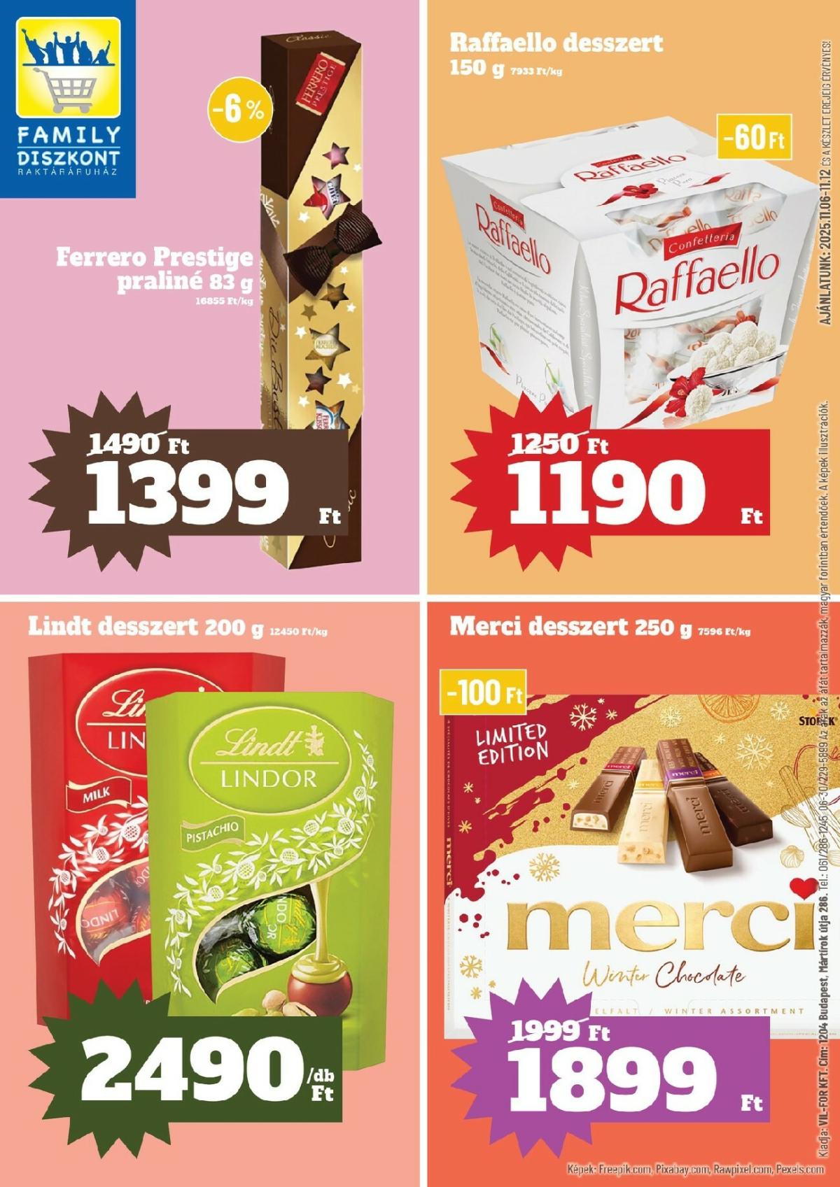 Family Diszkont akciós újság, érvényes 11.06. - 11.12.