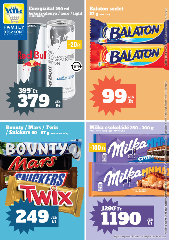 Family Diszkont akciós újság, érvényes 11.20. - 11.26.