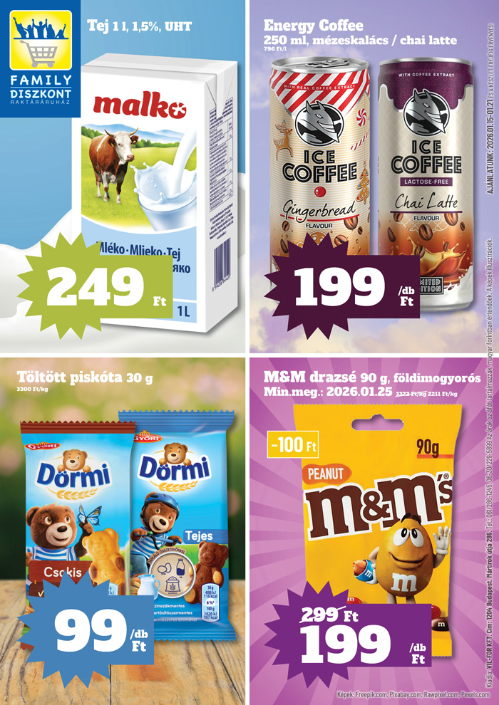 Family Diszkont akciós újság, érvényes 01.16. - 01.21.