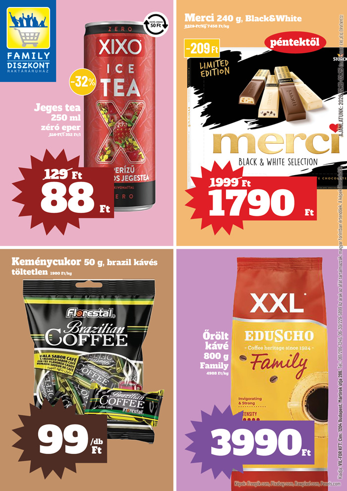 Family Diszkont akciós újság, érvényes 2026.02.19. - 2026.02.25.