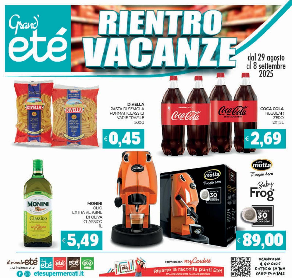 Volantino Grand Eté valido dal 29/08 al 08/09