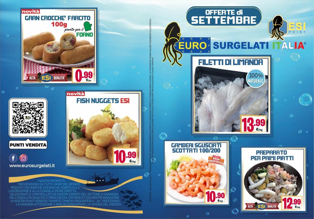 Volantino Euro Surgelati Italia valido dal 01/09 al 30/09