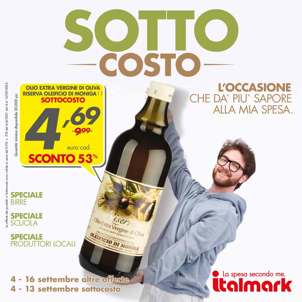 Volantino Italmark valido dal 04/09 al 16/09
