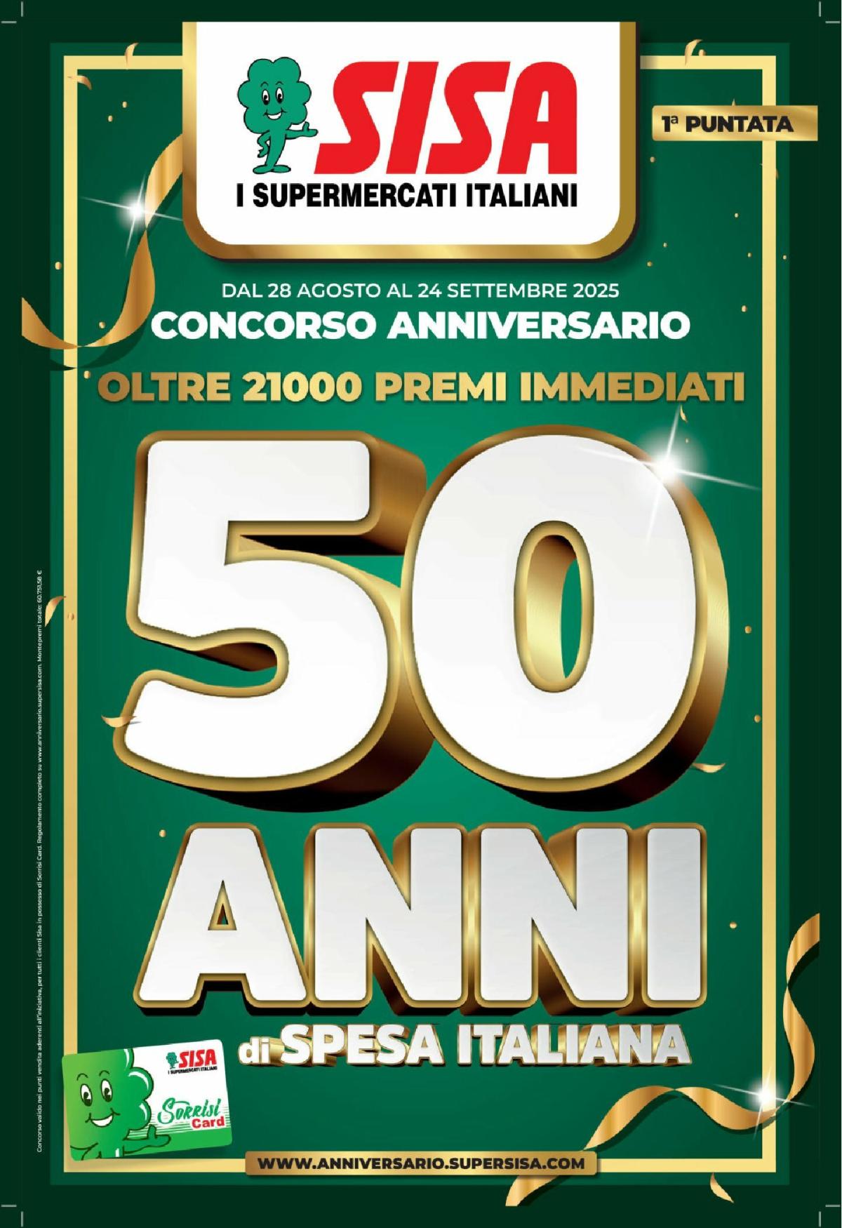 Volantino Sisa valido dal 28/08 al 10/09