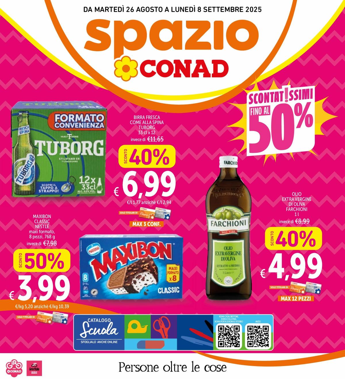 Volantino Spazio Conad - Roma valido dal 26/08 al 08/09