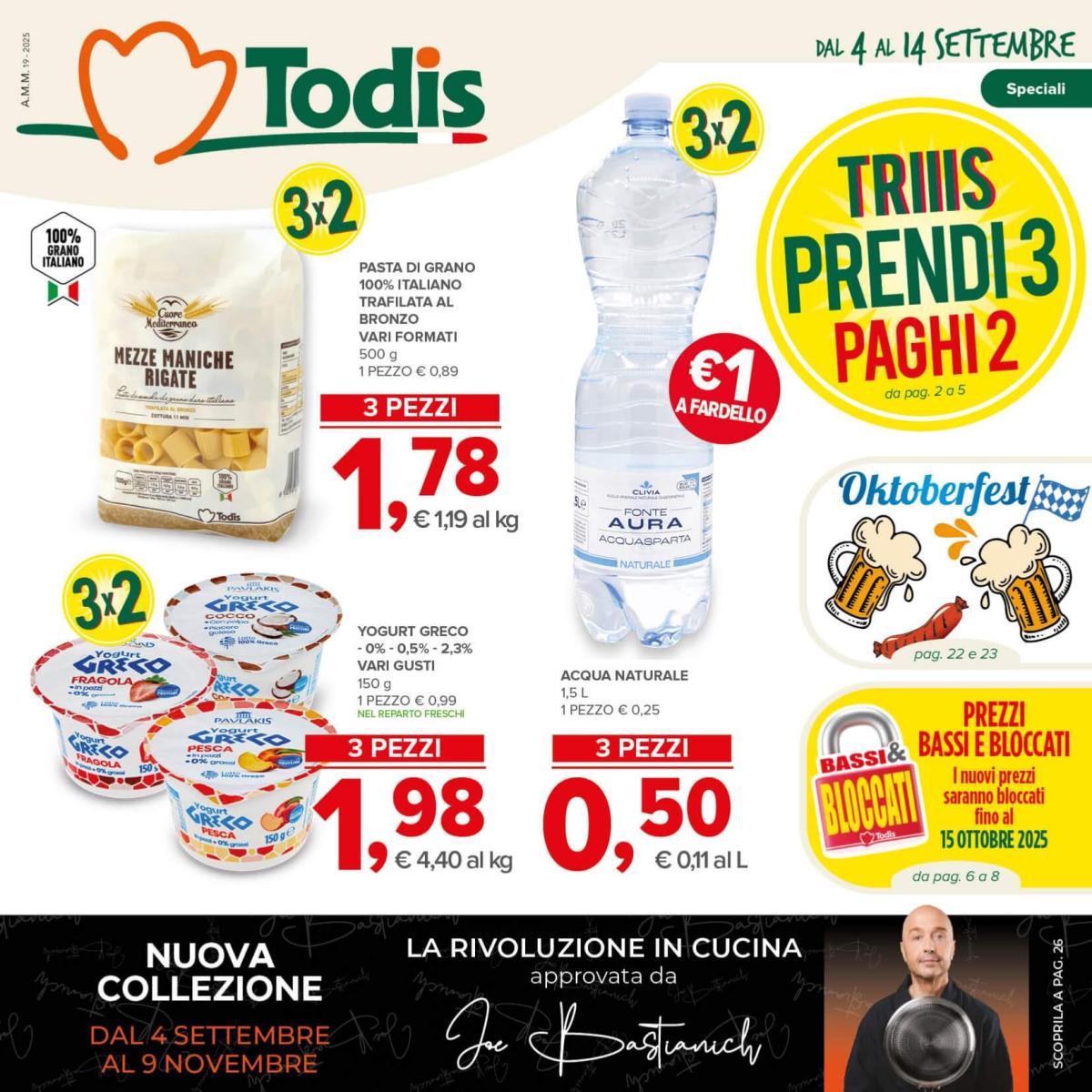 Volantino Todis valido dal 04/09 al 14/09