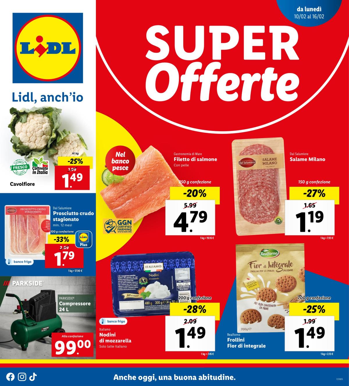 Volantino Lidl valido dal 10/02 al 16/02