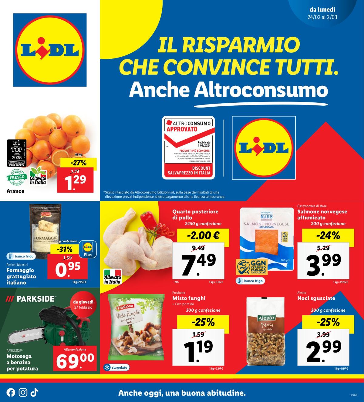 Volantino Lidl valido dal 24/02 al 02/03