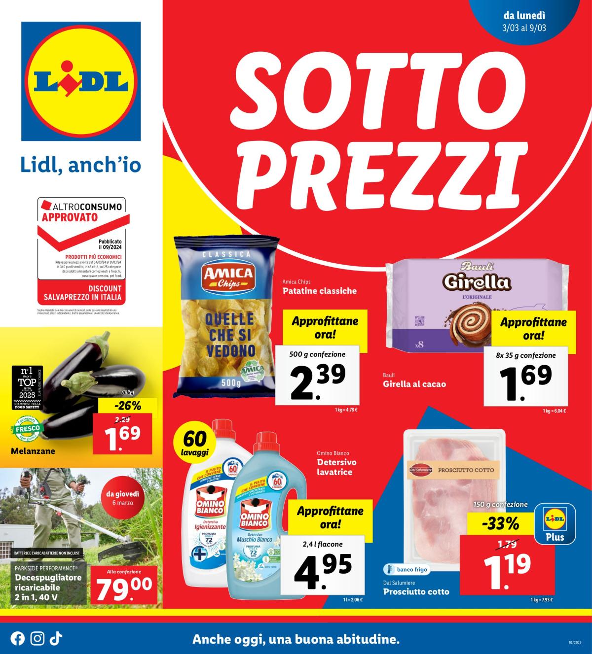 Volantino Lidl valido dal 03/03 al 09/03