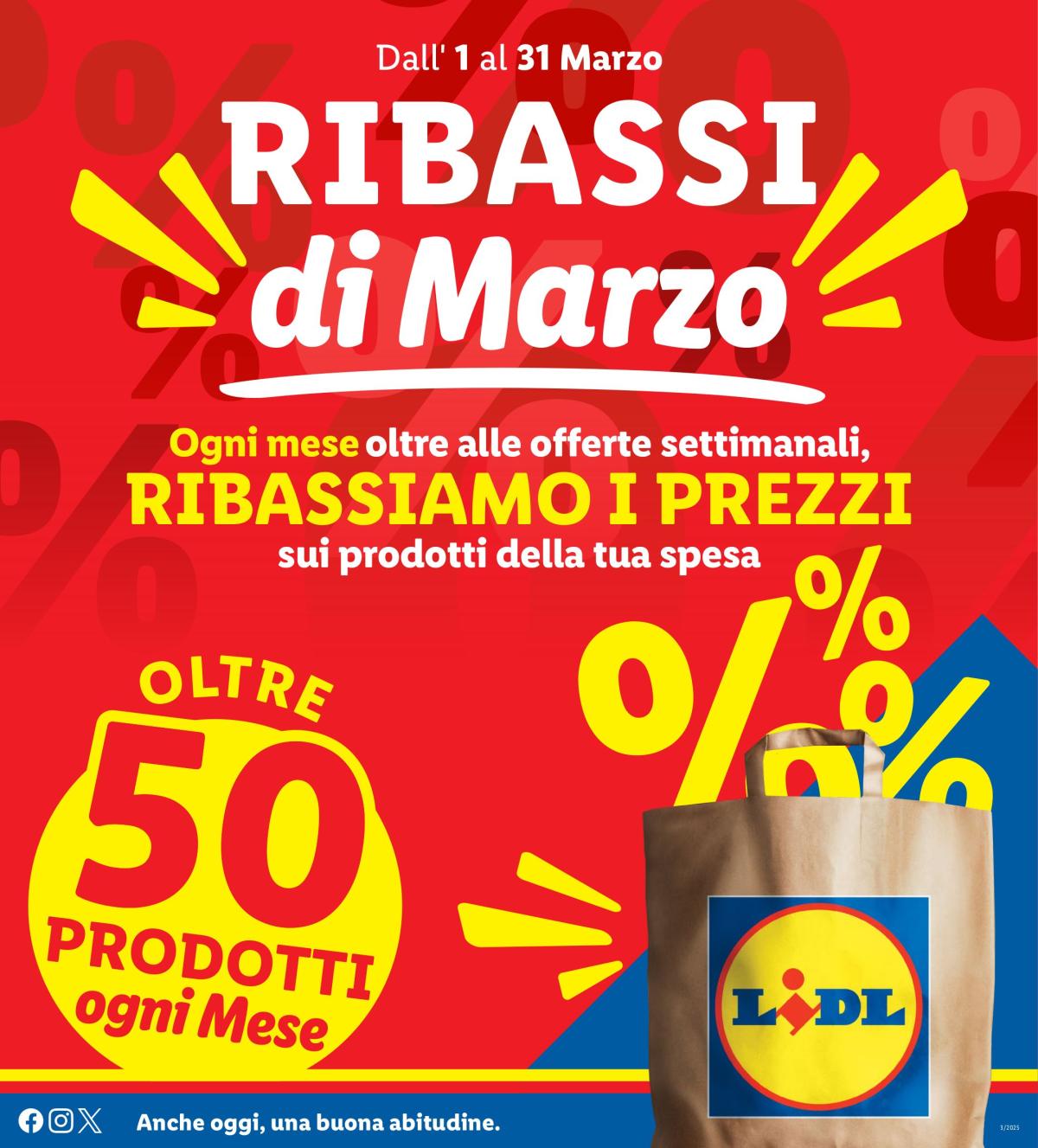 Volantino Lidl - Ribassi del mese valido dal 01/03 al 31/03