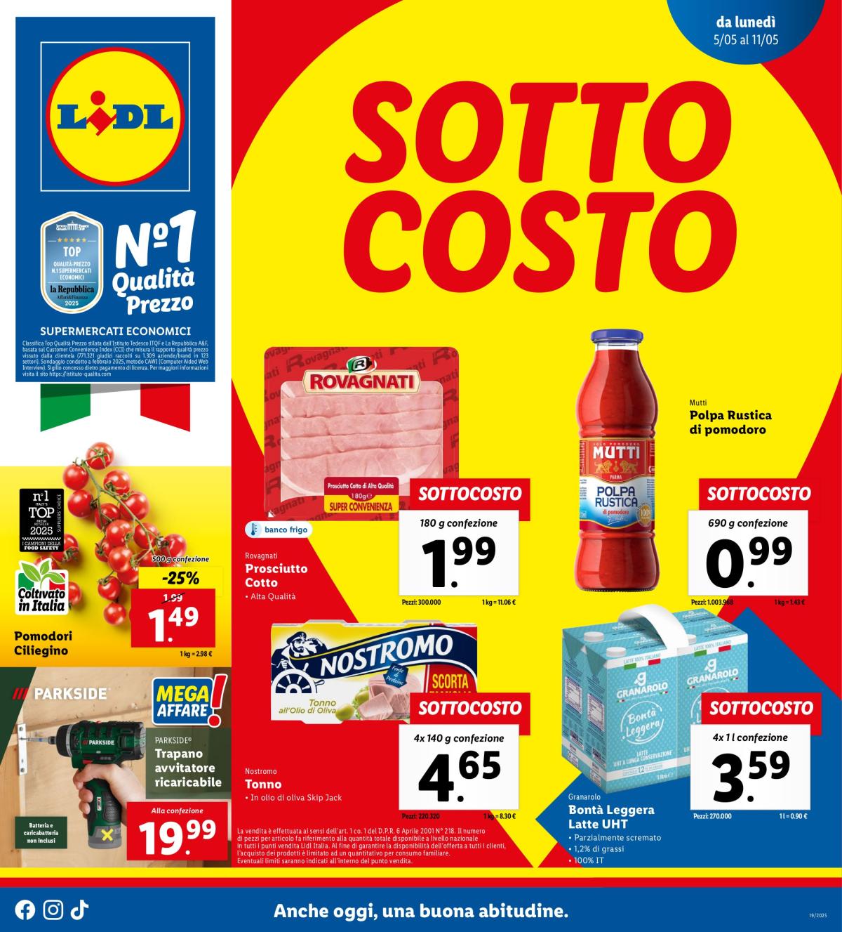 Volantino Lidl valido dal 05/05 al 11/05