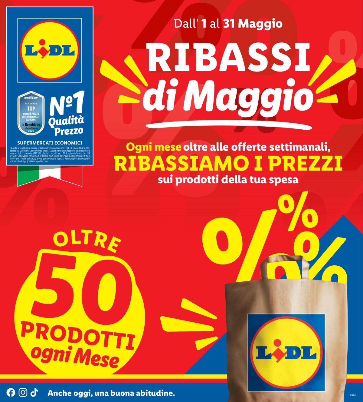 Volantino Lidl - Ribassi del mese valido dal 01/05 al 31/05