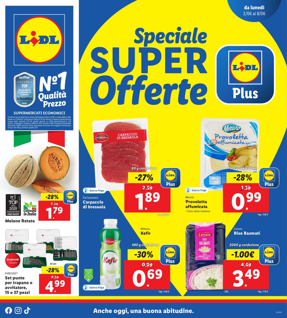 Volantino Lidl valido dal 02/06 al 08/06