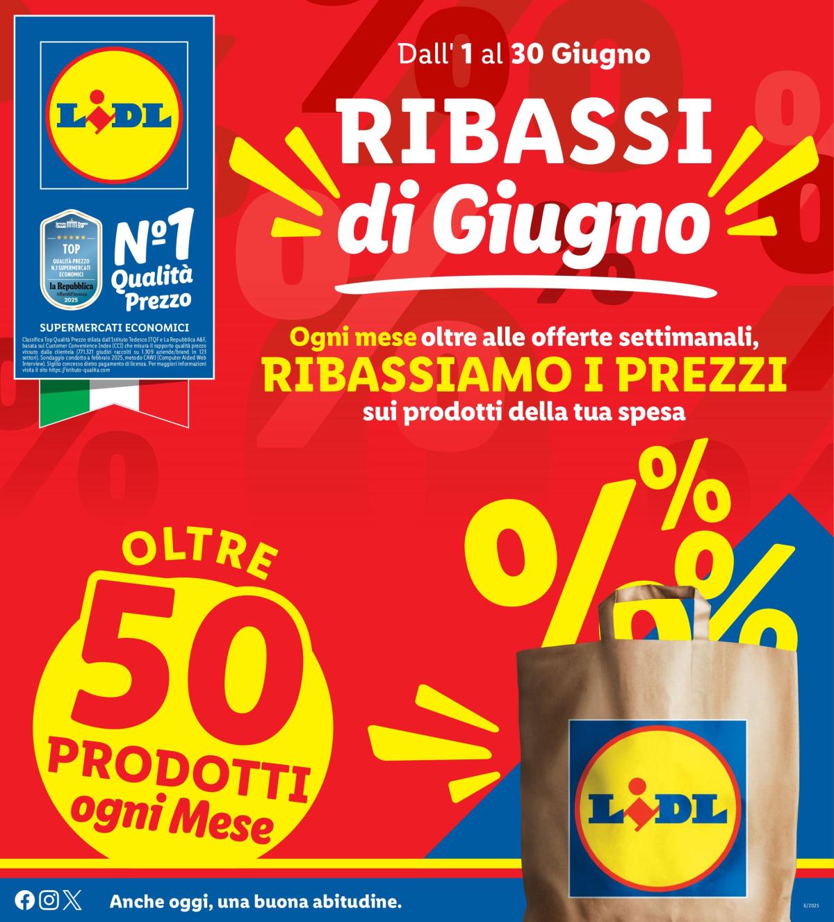 Volantino Lidl - Ribassi del mese valido dal 01/06 al 30/06
