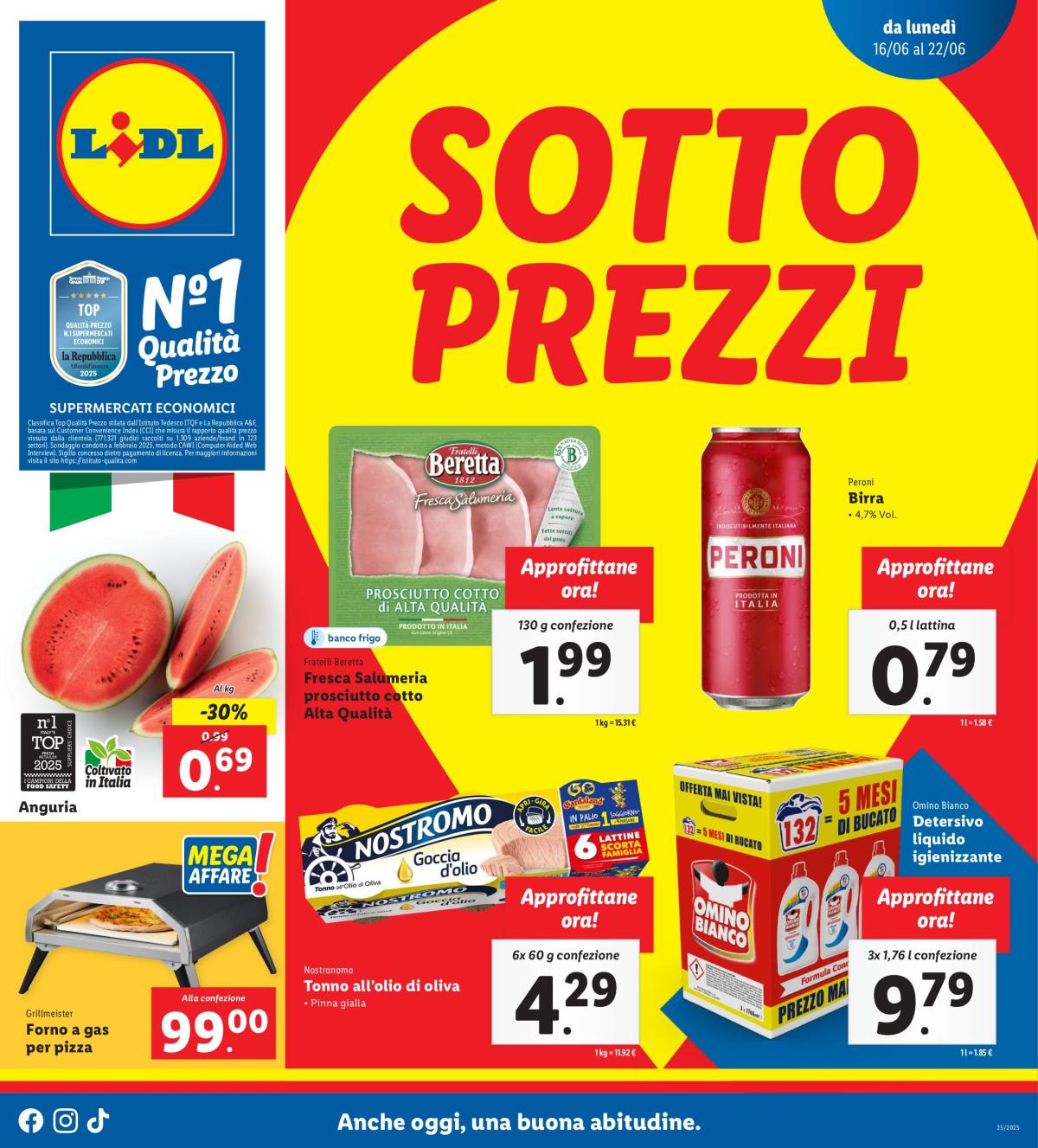Volantino Lidl valido dal 16/06 al 22/06