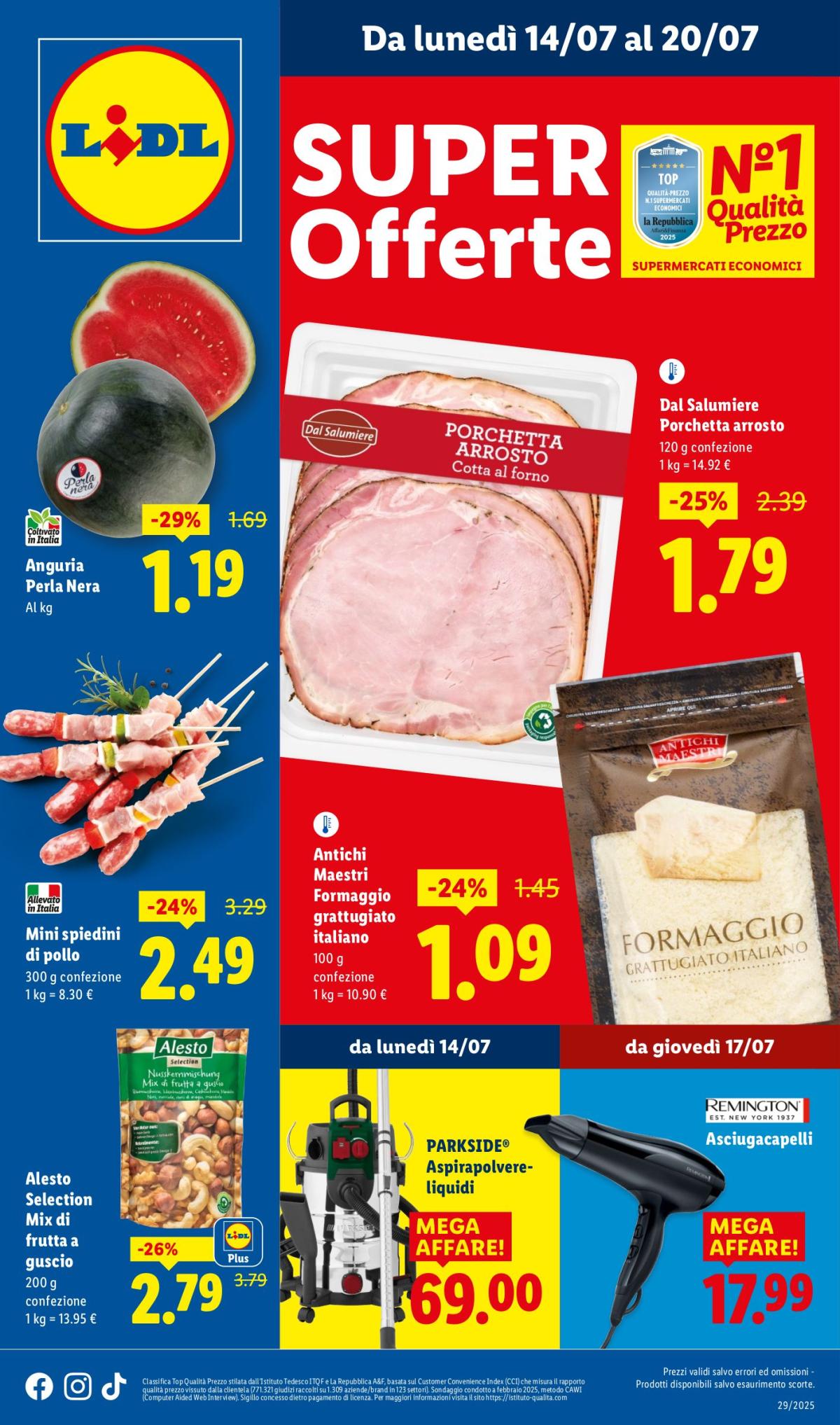 Volantino Lidl valido dal 14/07 al 20/07