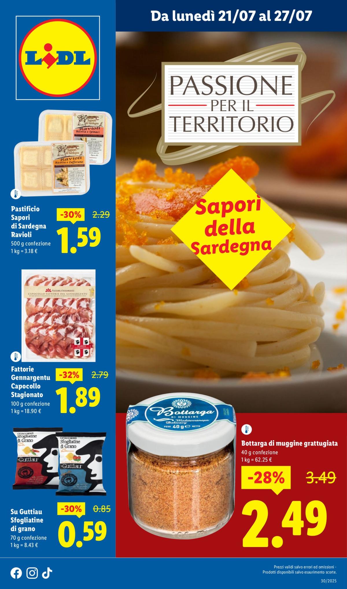 Volantino Lidl - Sardegna valido dal 21/07 al 27/07