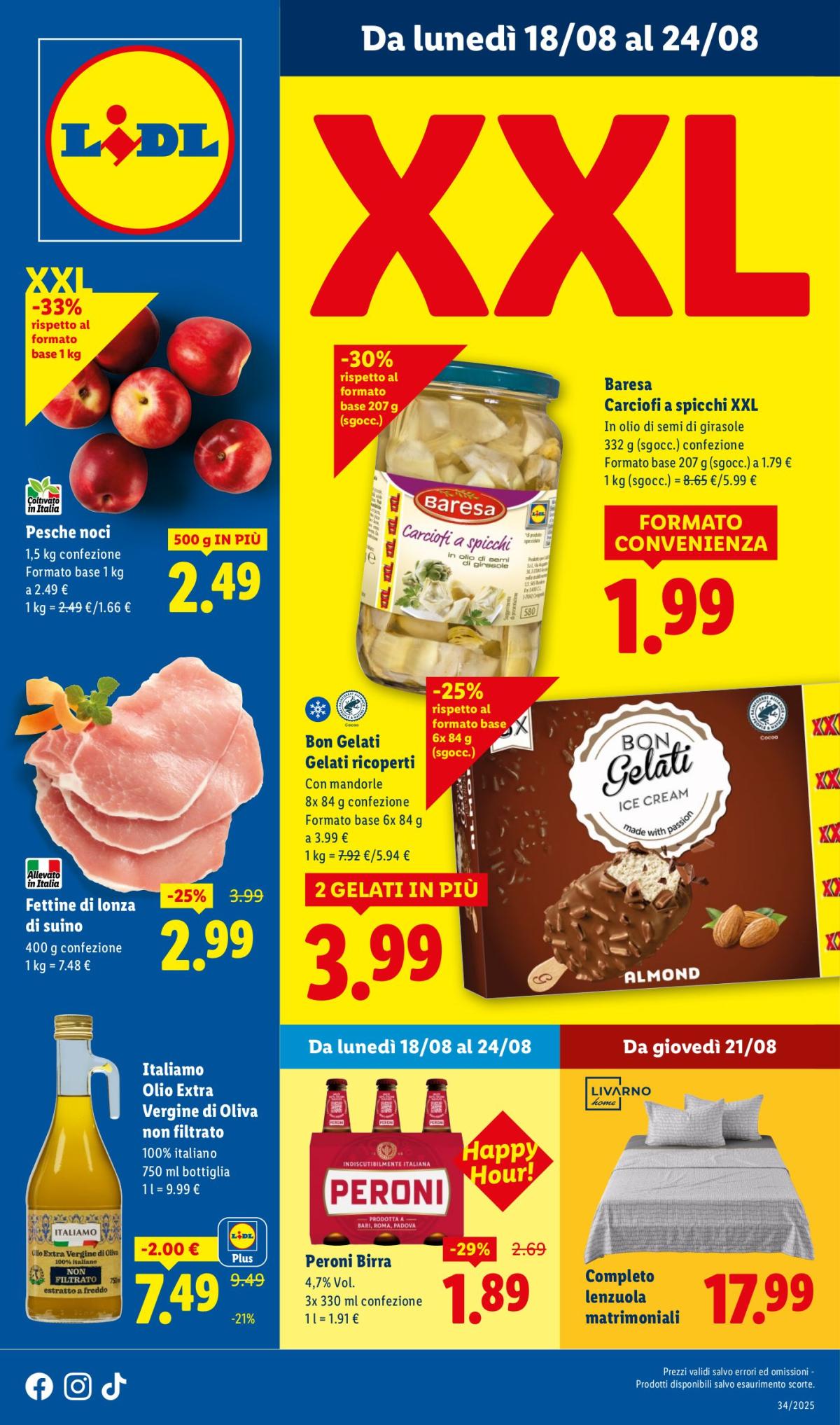 Volantino Lidl valido dal 18/08 al 24/08