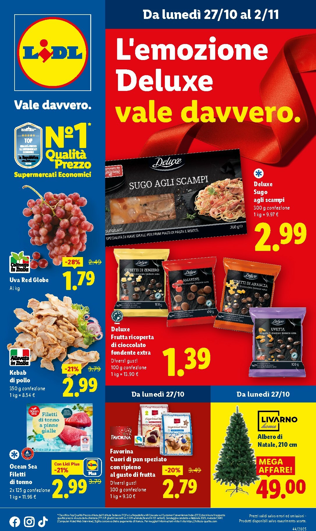 Volantino Lidl valido dal 27/10 al 02/11
