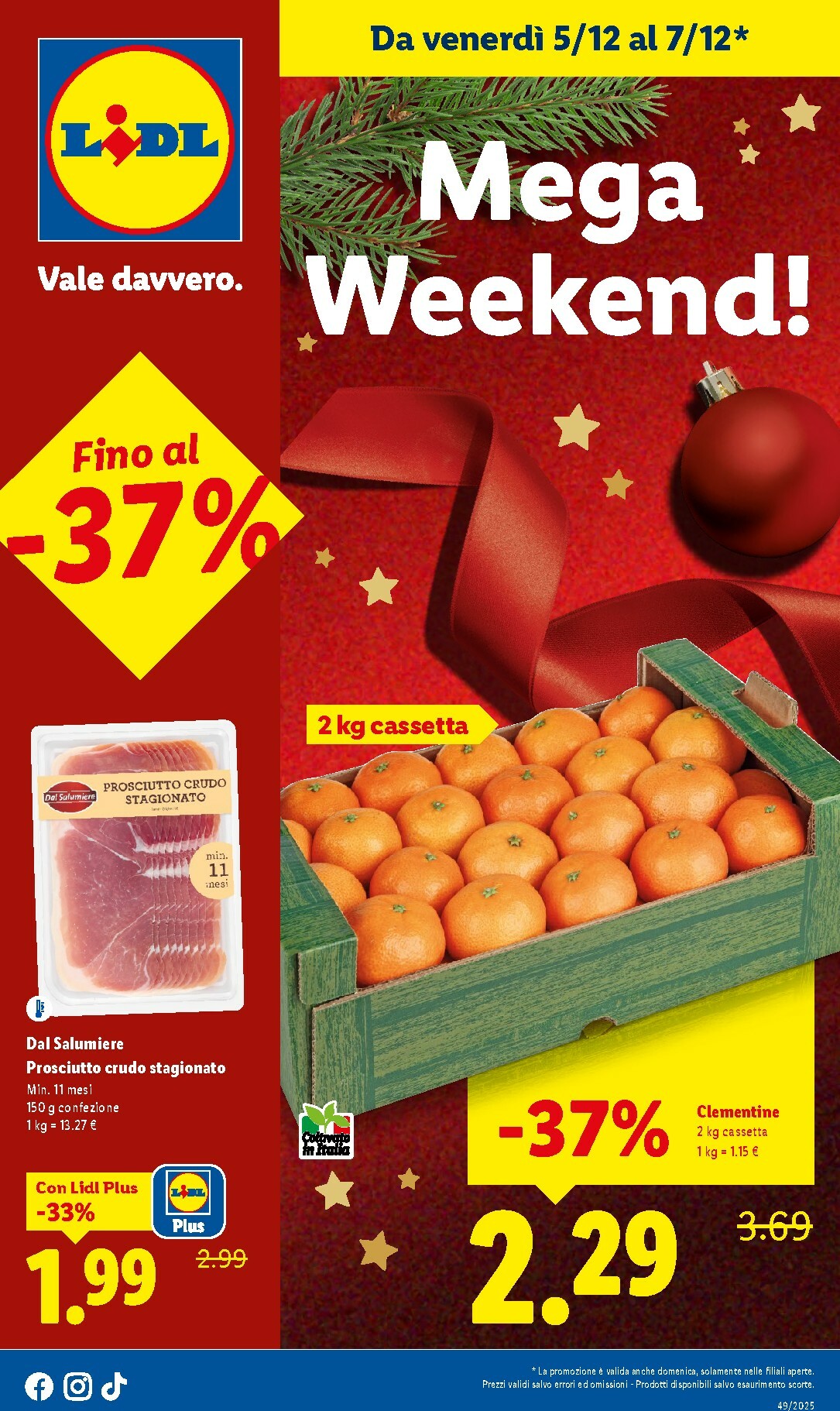 Volantino Lidl valido dal 05/12 al 07/12