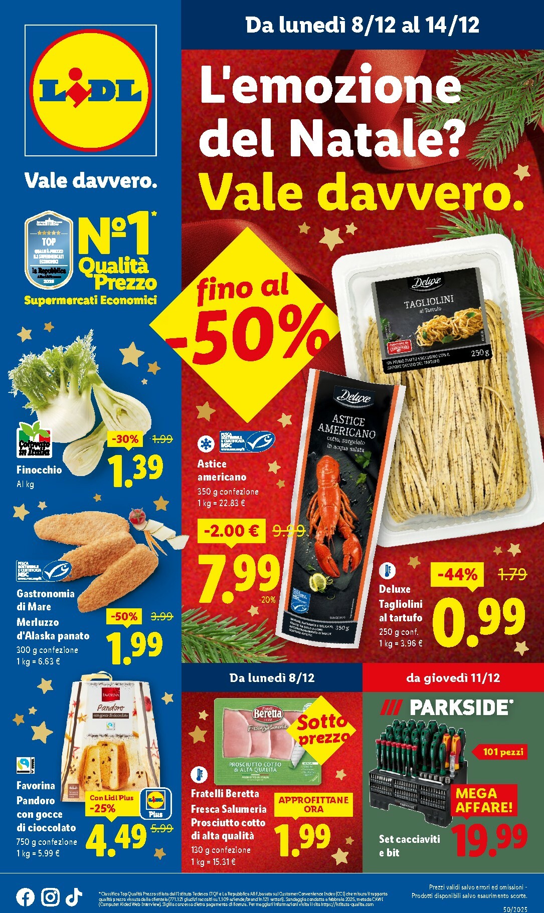 Volantino Lidl valido dal 08/12 al 14/12