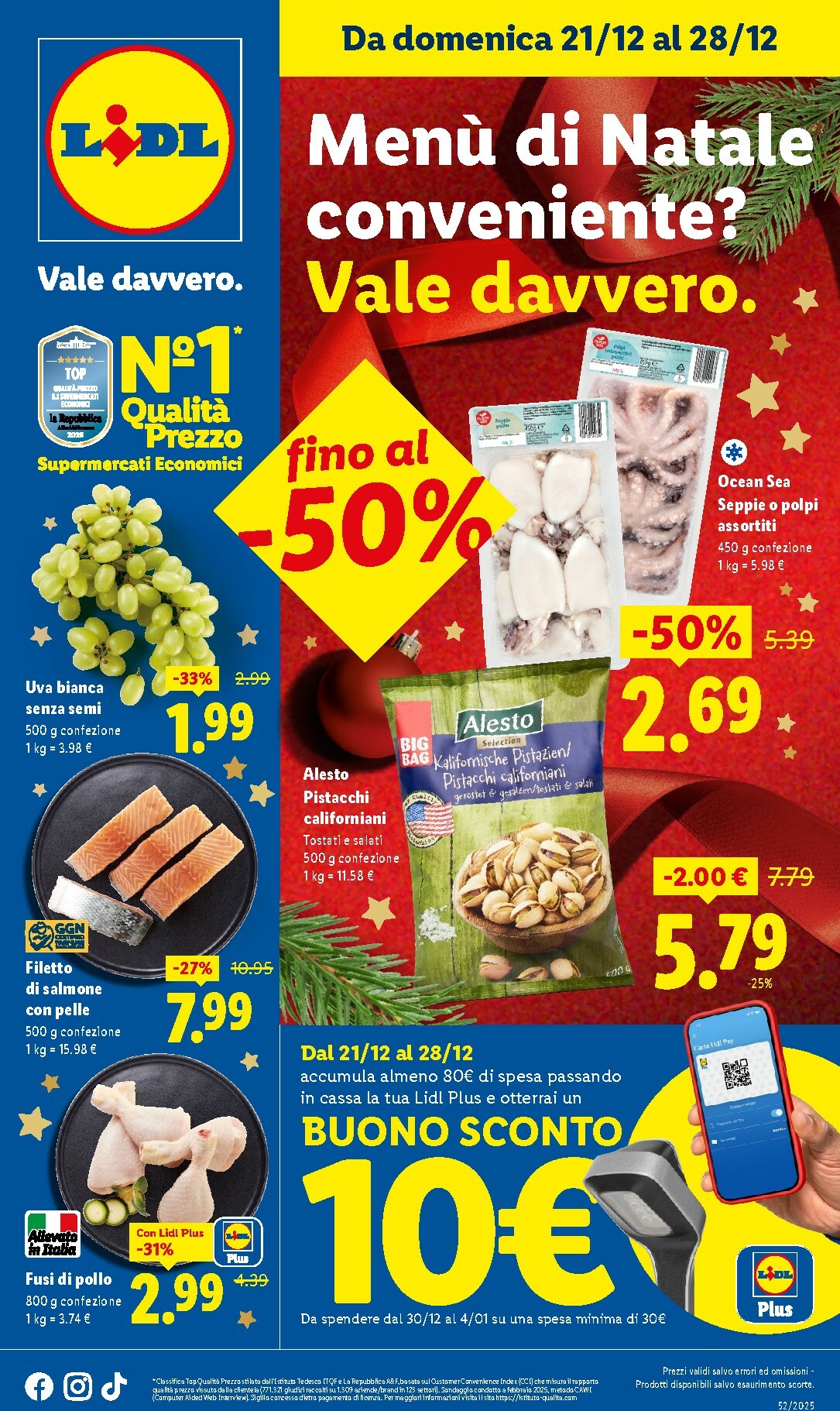Volantino Lidl valido dal 21/12 al 28/12