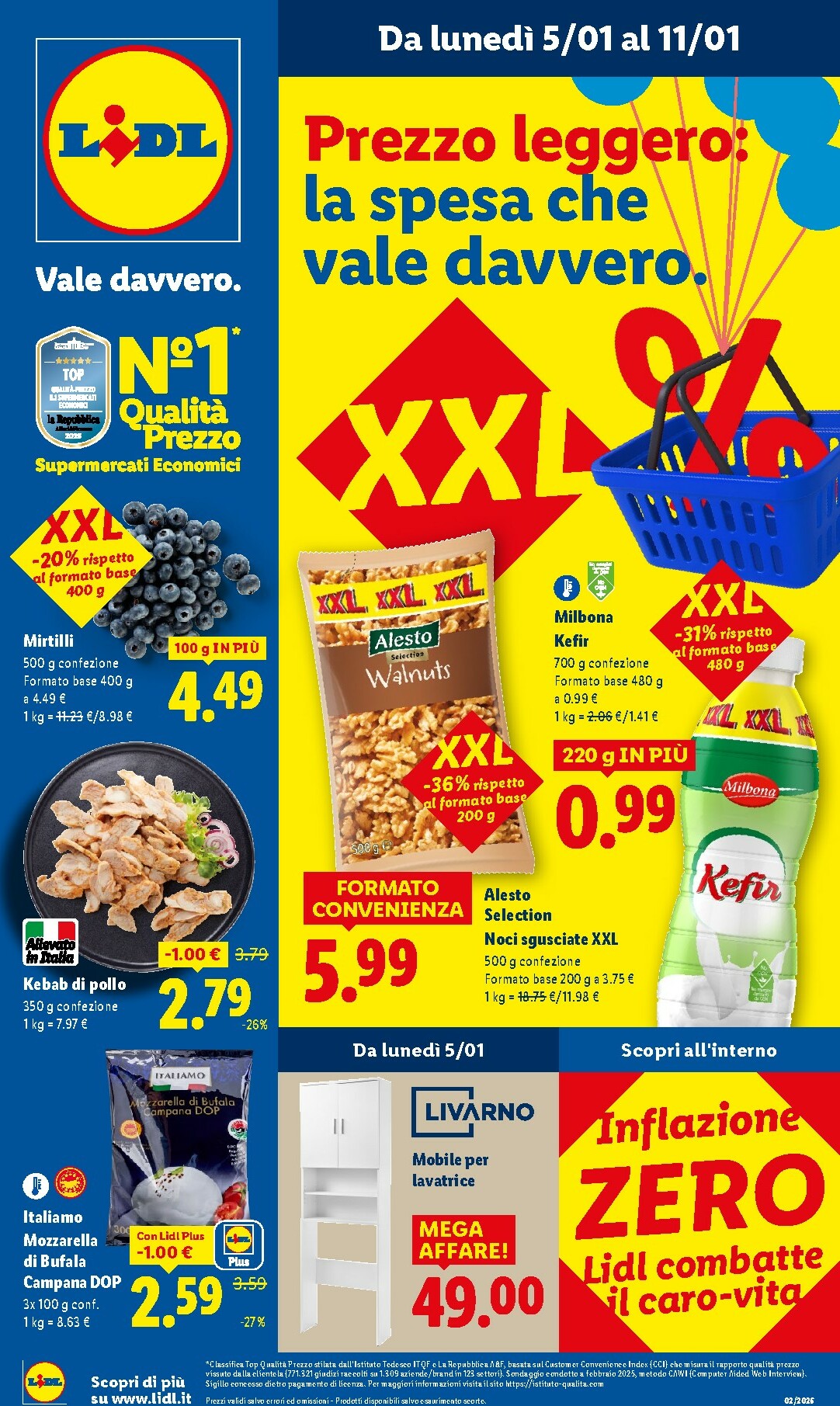 Volantino Lidl valido dal 05/01 al 11/01