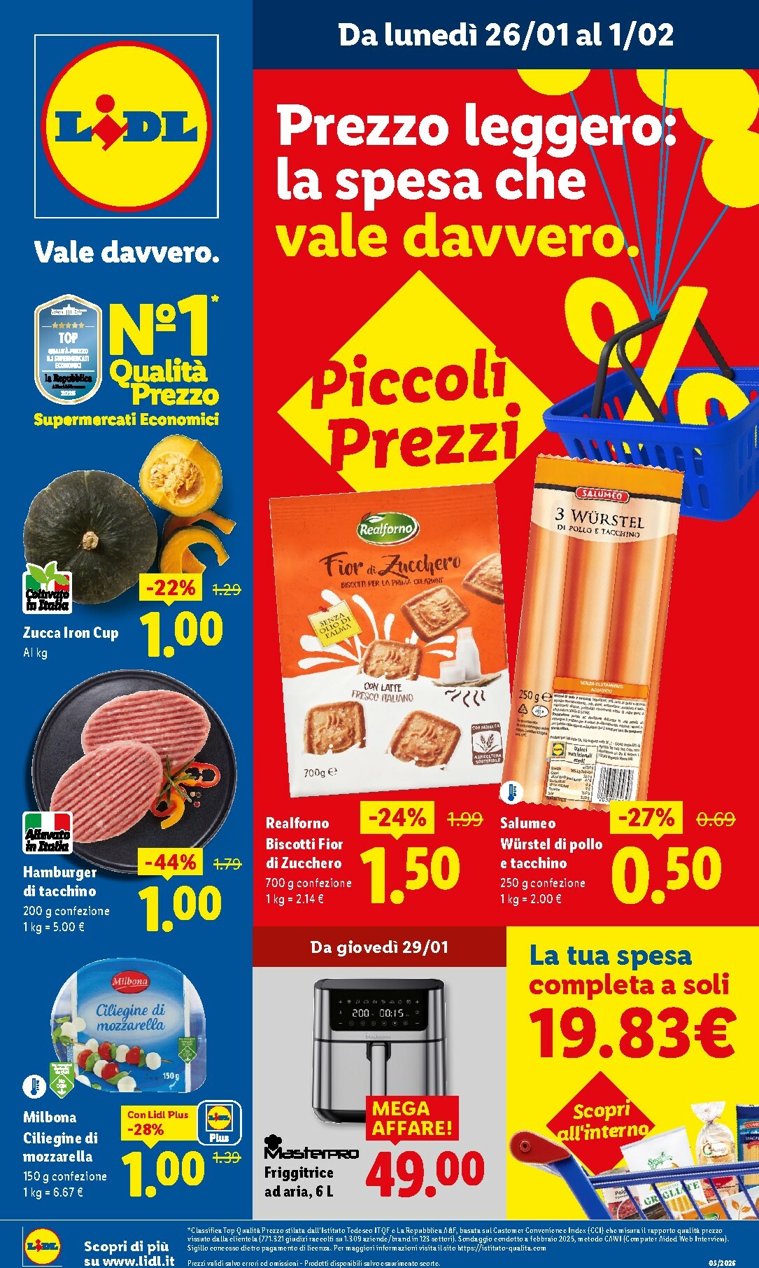 Volantino Lidl valido dal 26/01 al 01/02