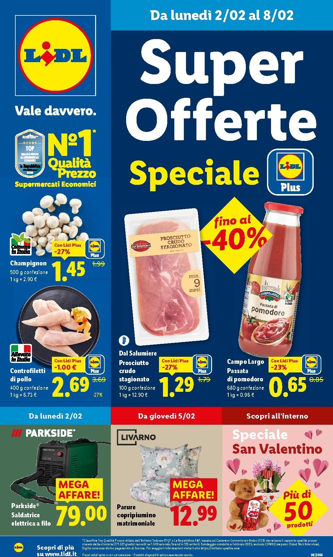 Volantino Lidl valido dal 02/02 al 08/02