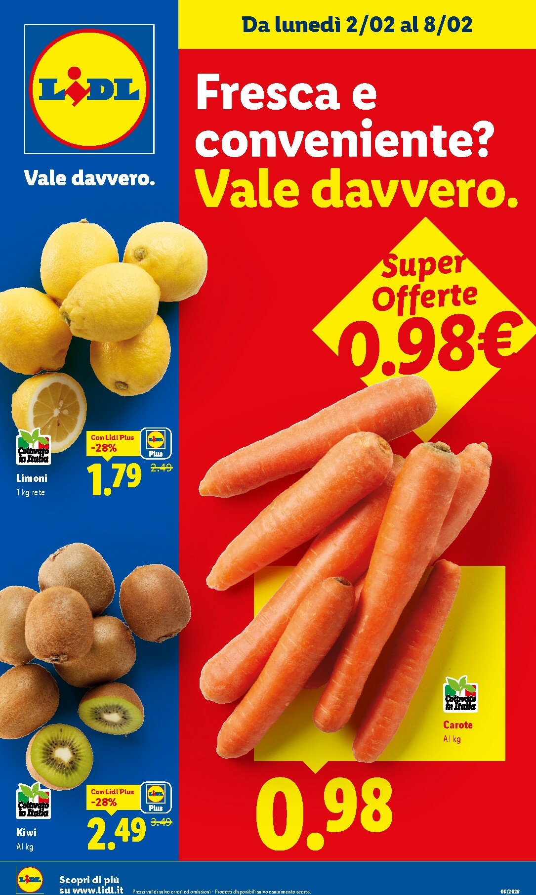 Volantino Lidl - Fresca e conveniente valido dal 02/02/2026 al 08/02/2026