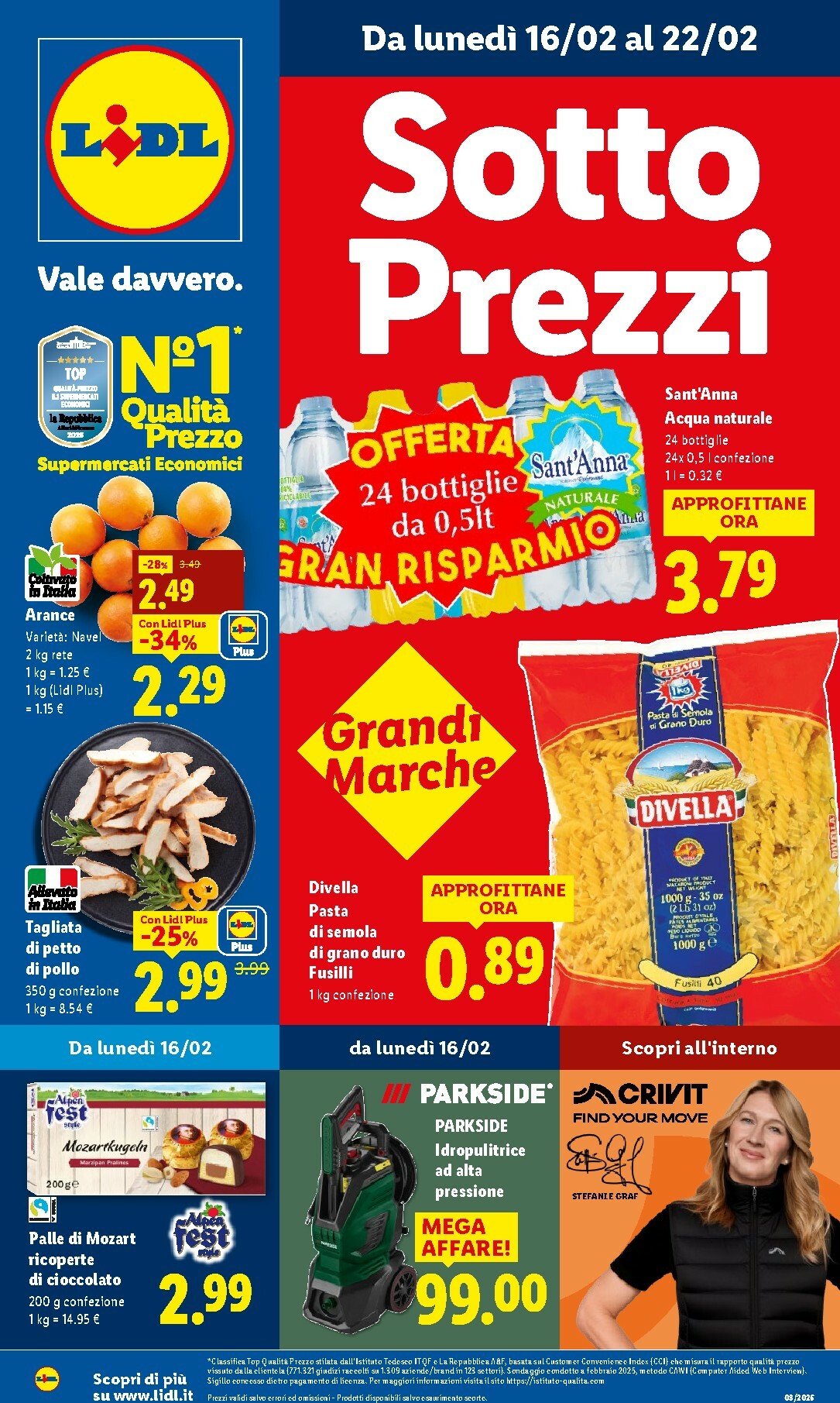 Volantino Lidl valido dal 16/02/2026 al 22/02/2026