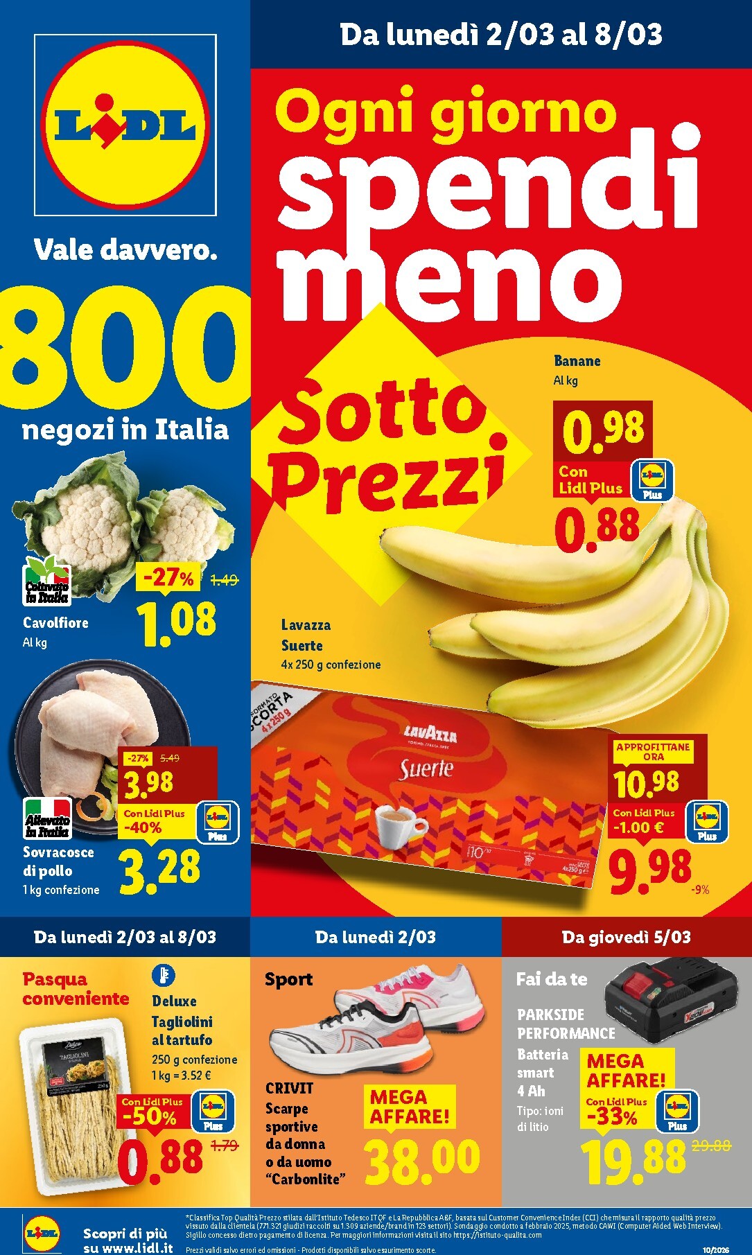 Volantino Lidl valido dal 02/03/2026 al 08/03/2026