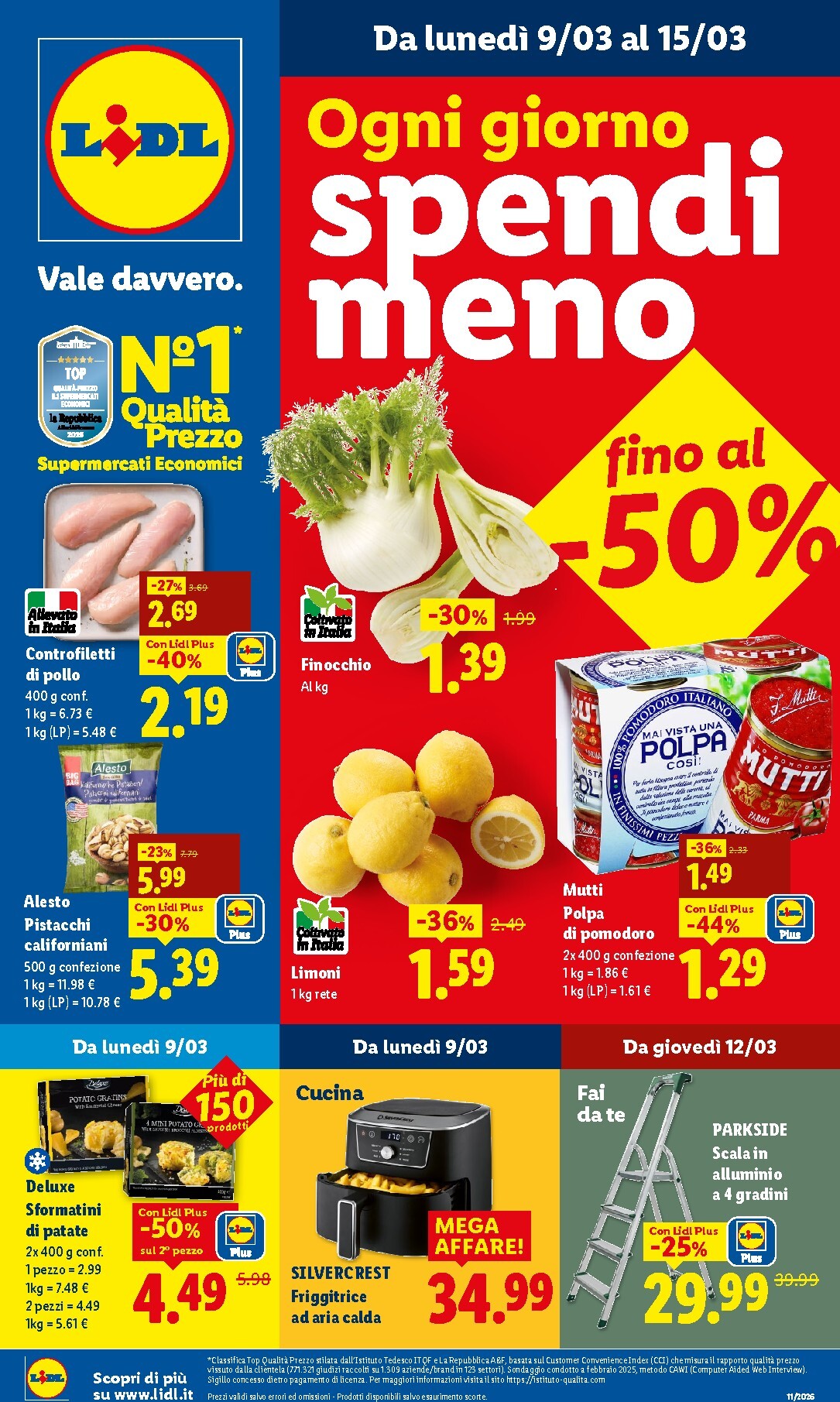 Volantino Lidl valido dal 09/03/2026 al 15/03/2026