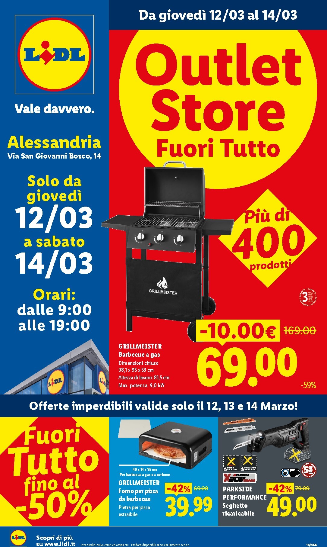 Volantino Lidl - Alessandria valido dal 12/03/2026 al 14/03/2026