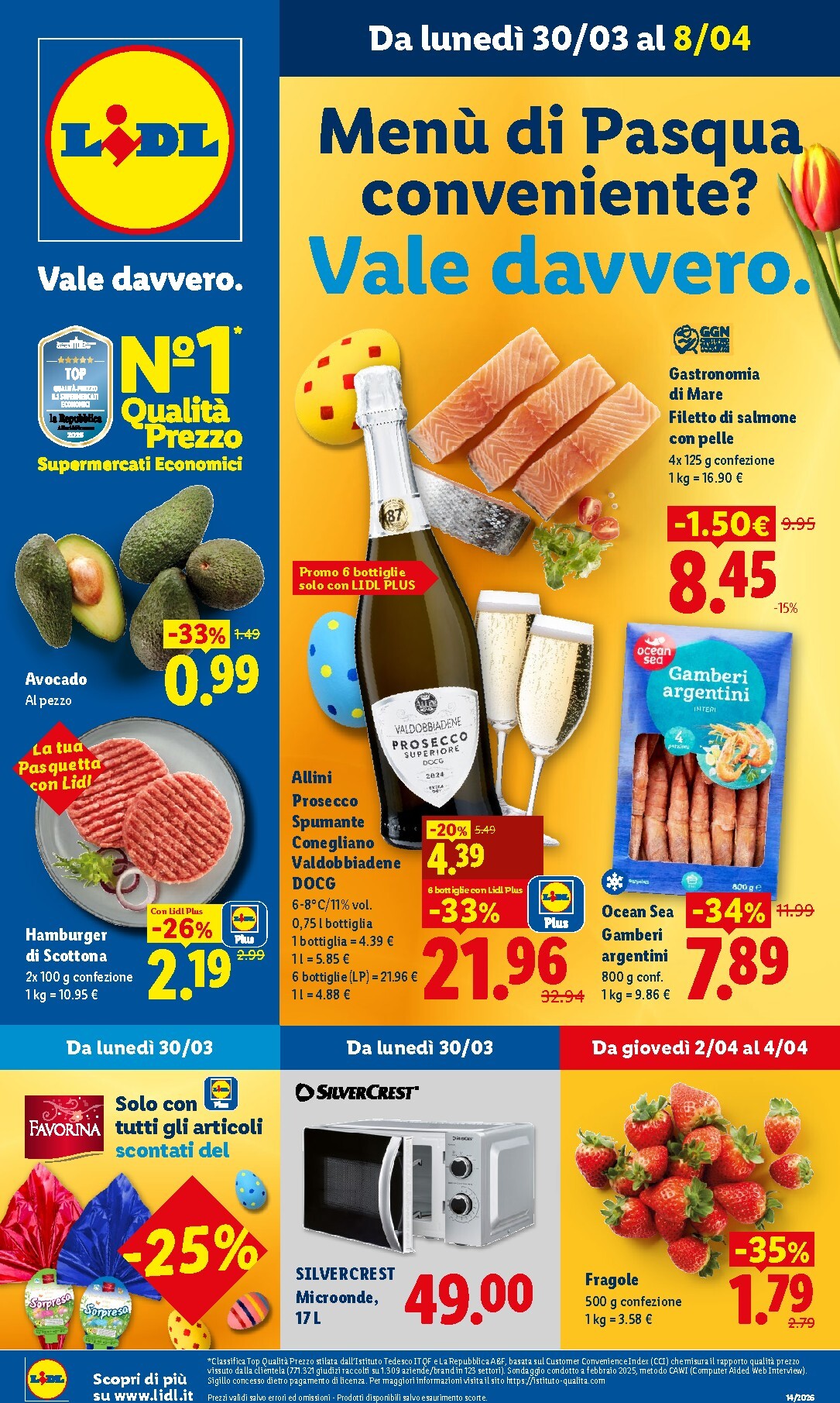 Volantino Lidl valido dal 30/03/2026 al 08/04/2026